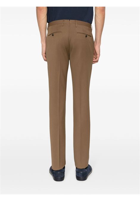 Pantaloni chino slim in lana color cammello con piega stirata PT TORINO | COKSZEZ00CL1-PO360140